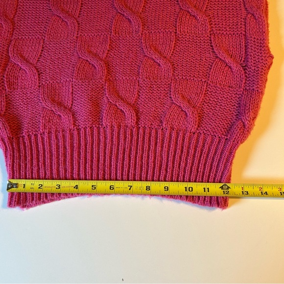 Vintage Spice of Life sweater vest women’s medium Cable Knit preppy retro look‎ - Picture 9 of 10